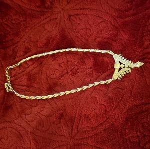 Faux Diamond Necklace